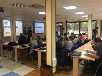 Rafael Delgado y Jesús Miranda de Larra, técnicos de prevención de Fraternidad-Muprespa, realizaron las ponencias