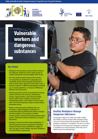 portada hoja informativa trabajadores vulnerables