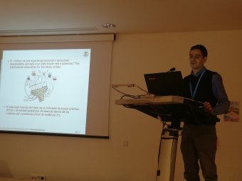 Alejandro Sánchez, durante la ponencia 