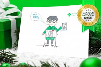 Postal Navidad de Fraternidad-Muprespa ganadora