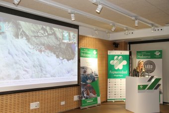 Talia Dombriz, durante su intervención