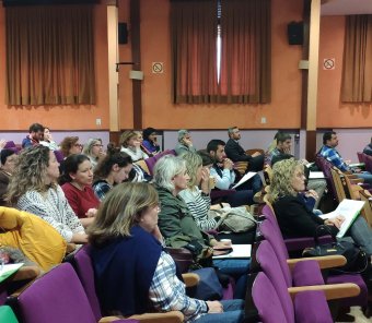 Asistentes á xornada “O Meu Colexio, Empresa Saudable” 