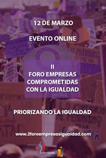 Cartel Foro de empresas comprometidas de igualdad 