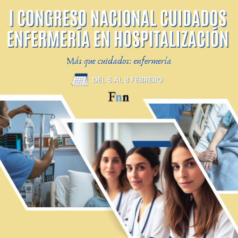 Cartel I Congreso Nacional de Cuidados de Enfermería en Hospitalización