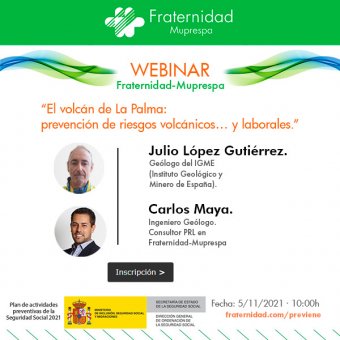 Webinr Fraternidad-Muprespa Volcán La Palma y la PRL