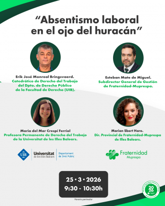Webinar Fraternidad-Muprespa "Absentismo laboral: en el ojo del huracán"