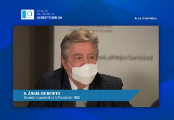 Ángel de Benito, secretario xeral da Fundación IDIS, clausurou a xornada