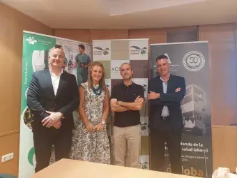 Rafael Delgado, Dolores Zurita, Juan José Serrano y Daniel Gamboa
