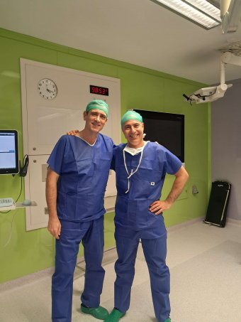 Adolfo Mares y Pablo García Parra