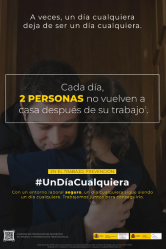 Cartel campaña un día cualquiera