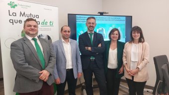 Eduardo Castro, Marcos Óscar Martínez, José Ignacio Díaz Lucas, Maite Belver y Alejandra Alonso De Castañeda
