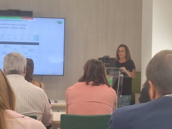 Lucía Alonso durante la jornada