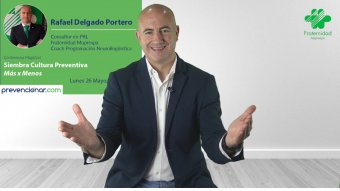 Rafael Delgado, al inicio del webinar 