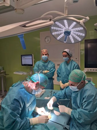 Imagen durante una cirugía