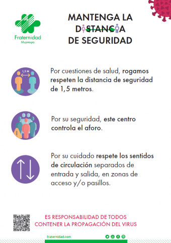 Mantenga la distancia de seguridad