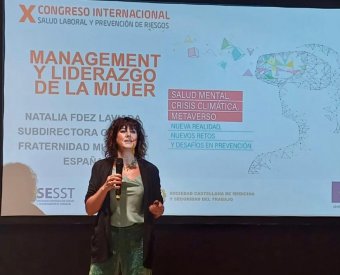 Natalia Fdez. Laviada, subdirectora general de Prevención, Calidad y Comunicación de Fraternidad-Muprespa