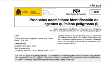 NTP productos cosméticos