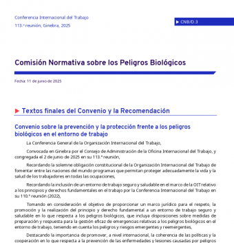 Portada del convenio