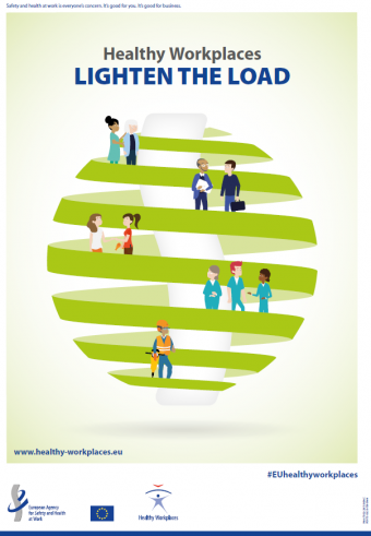 Poster campaña relajemos las cargas