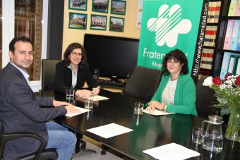 Durante la firma del acuerdo de colaboración