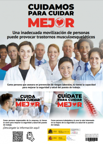 cartel personal sociosanitario tres