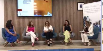 Caridad Amador directora de Enfermería del HFMH en el II Congreso Nacional de Cuidados de Enfermería en Hospitalización