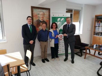 Fraternidad-Muprespa reconoce al colegio Sagrado Corazón de Venta de baños por su baja siniestralidad