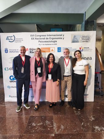 Iván Fernández, Eva María Iglesias, María Villaplana, Juan Carlos Tena y Teresa Moreno.