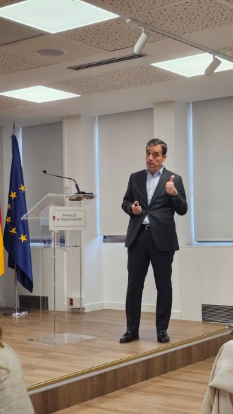 José María Grande, durante su ponencia