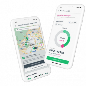 La app Mowiz permite el pago del estacionamiento, que también se puede hacer en metálico o con tarjeta de crédito 