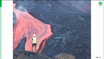 El volcán de La Palma