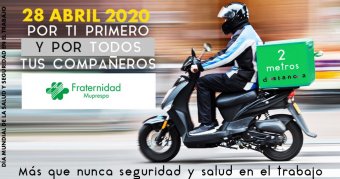 Cartel 28 de abril 2020 V Semana de la prevención de Fraternidad-Muprepsa