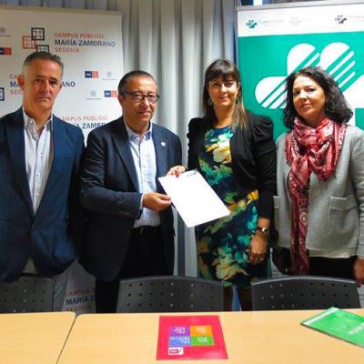 UNIVERSIDAD DE VALLADOLID Y FRATERNIDAD-MUPRESPA FIRMAN UN CONVENIO DE COLABORACIÓN - CAMPUS DE SEGOVIA
