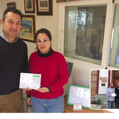 EL AYUNTAMIENTO DE TEBA Y HIERROS EUROPA, S.L  RECIBEN EL DIPLOMA BONUS DE MANOS DE FRATERNIDAD-MUPRESPA