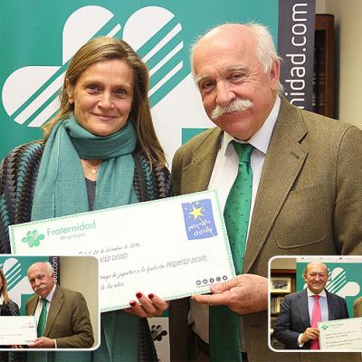 FRATERNIDAD-MUPRESPA ENTREGA CHEQUES REGALO DE JUGUETES A TRES FUNDACIONES