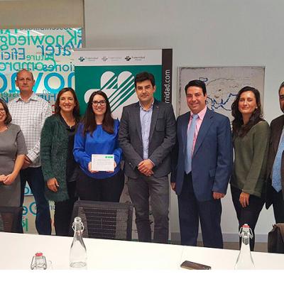 LA EMPRESA HIDRALIA GESTIÓN INTEGRAL DE AGUAS DE ANDALUCÍA RECIBE EL INCENTIVO BONUS DE MANOS DE FRATERNIDAD-MUPRESPA