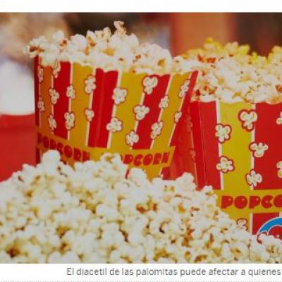 Diacetil como condimento en palomitas