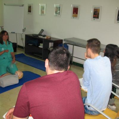 Taller de Primeros Auxilios impartido en Barcelona por Fraternidad-Muprespa