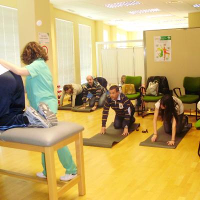 Aula virtual de Prevención y taller de escuela de espalda celebrado por Fraternidad-Muprespa en Jaén