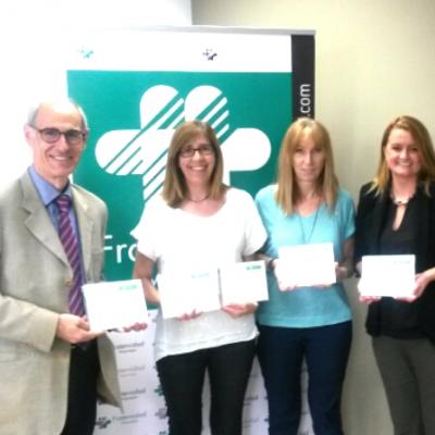 Fraternidad-Muprespa de Barcelona entrega los  diplomas Bonus 2014 a empresas mutualistas