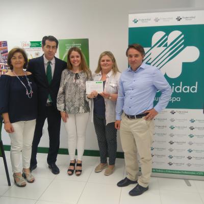 Fraternidad-Muprespa entrega el diploma Bonus 2014 a la empresa Automecánica Levante, S.L. en Castellón