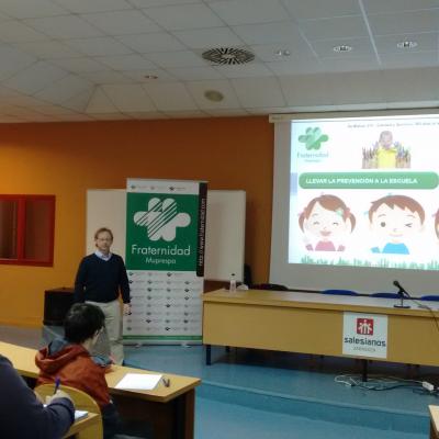 El ganador del Premio Escolástico Zaldívar participa en la Semana de la Prevención de Fraternidad-Muprespa