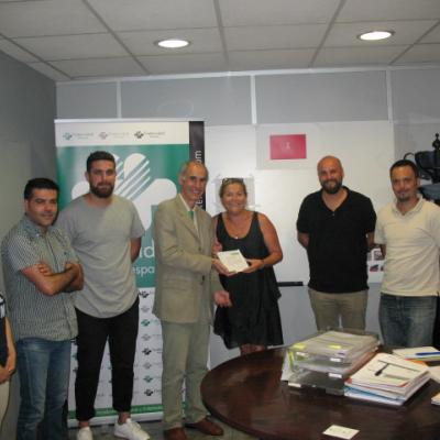 Fraternidad-Muprespa entrega el  diploma Bonus a la empresa Asbestho’s gestión desamiantados, S.L.