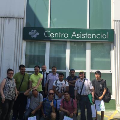 Los alumnos del Grupo ENVERA visitan las instalaciones de Fraternidad-Muprespa en Barajas