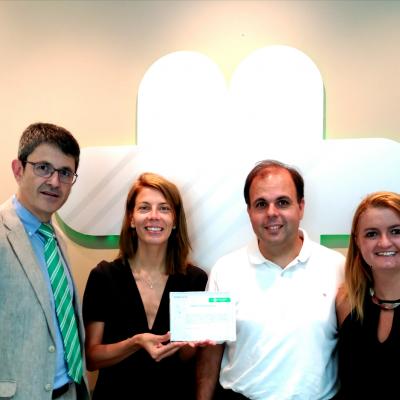 Fraternidad-Muprespa de Barcelona entrega los diplomas Bonus 2014 a la empresa Sanofi