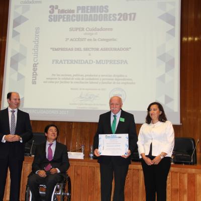 Entrega a Carlos Aranda del 2º accésit de los premios