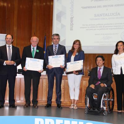 Premiados por la categoria de empresas aseguradoras
