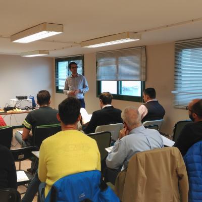 Taller en Tudela sobre Seguridad Vial impartido por Fraternidad-Muprespa