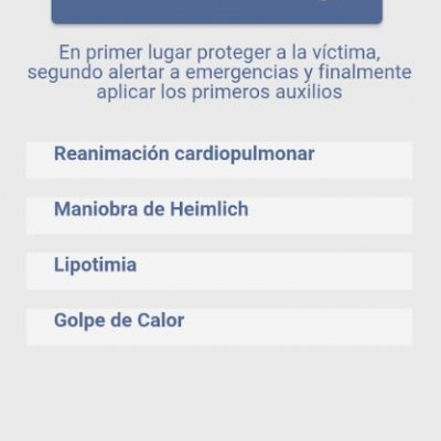Pautas de actuación ante situaciones de emergencia