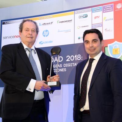 CISO AWARDS para Jorge Vidal de Fraternidad-Muprespa